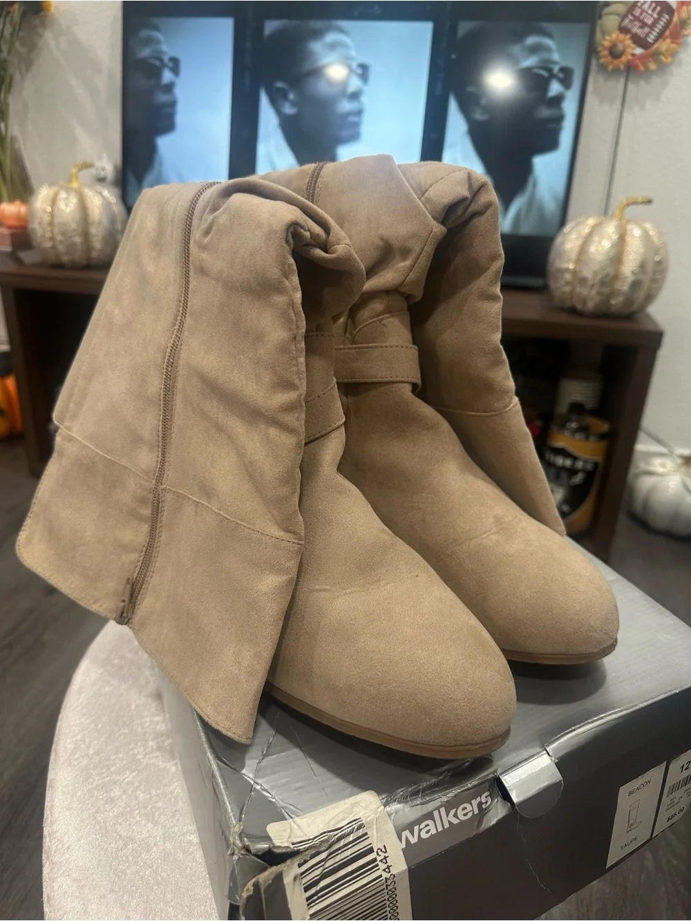 Beacon Tan Over-the-Knee Slouch Boots